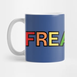 Freadom (Dark Outline) Mug